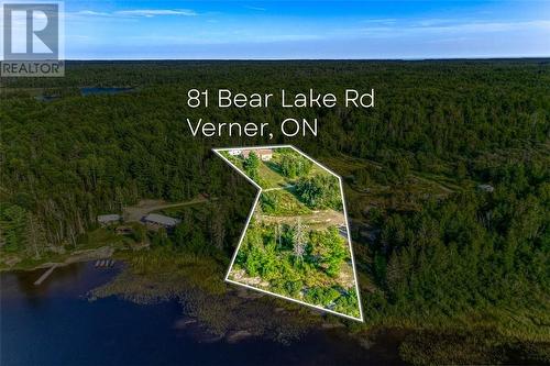 81 Bear Lake Road, Verner, ON - Outdoor With Body Of Water With View