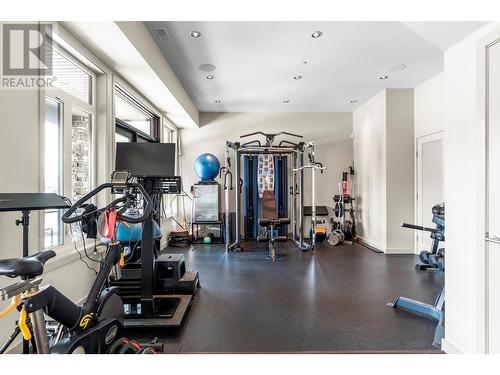 7486 Tronson Road, Vernon, BC - Indoor Photo Showing Gym Room