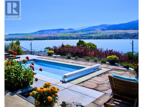 7486 Tronson Road, Vernon, BC - Outdoor With Body Of Water With In Ground Pool With View