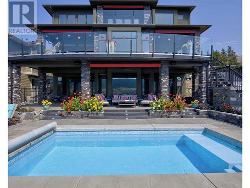 7486 Tronson Road, Vernon, BC - Outdoor With In Ground Pool With Deck Patio Veranda