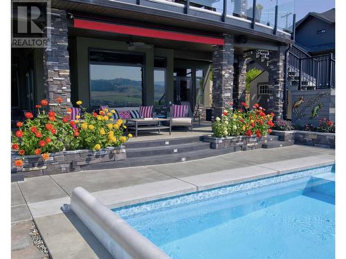 7486 Tronson Road, Vernon, BC - Outdoor With In Ground Pool With Deck Patio Veranda