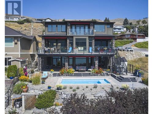 7486 Tronson Road, Vernon, BC - Outdoor With In Ground Pool