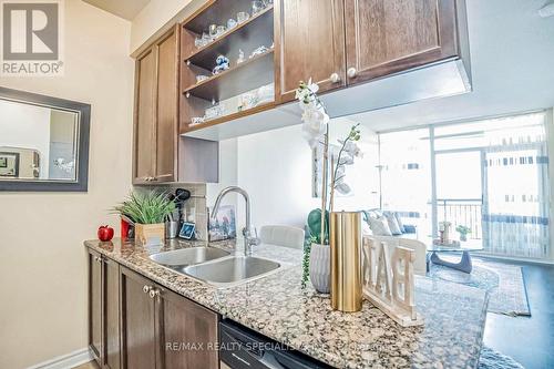 1107 - 2365 Central Park Drive, Oakville, ON - Indoor Photo Showing Kitchen With Double Sink With Upgraded Kitchen