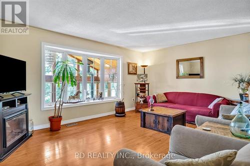 506 Cedar Glen Road, Kawartha Lakes, ON - Indoor Photo Showing Living Room With Fireplace