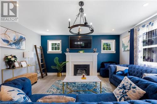 32 Base Line Road E, London, ON - Indoor Photo Showing Living Room With Fireplace