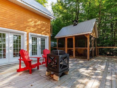 Terrasse - 102 Ch. Du Lac-Clair, Saint-Alban, QC - Outdoor With Deck Patio Veranda With Exterior