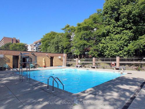 114-20 Sunrise Ave, Toronto, ON - Outdoor With In Ground Pool With Deck Patio Veranda