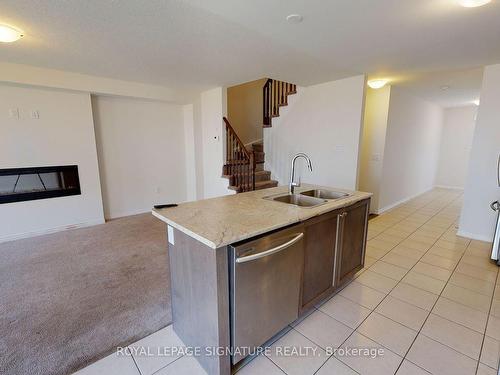 14 Longboat Run  W, Brantford, ON - Indoor Photo Showing Other Room With Fireplace