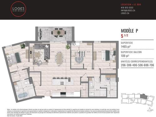 Drawing (sketch) - 406-600 Rue Frédéric-Back, Lévis (Les Chutes-De-La-Chaudière-Ouest), QC - Other