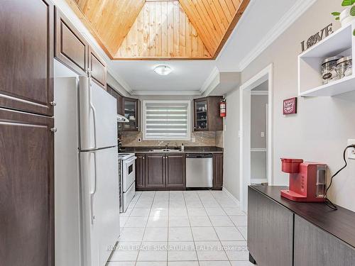 803 Fairview Ave, Pickering, ON - Indoor Photo Showing Kitchen With Double Sink