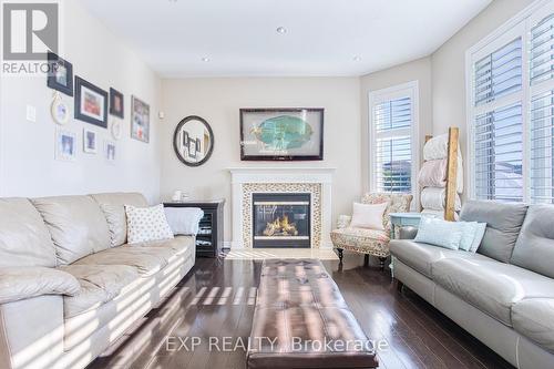 56 Nanaimo Crescent, Hamilton, ON - Indoor Photo Showing Living Room With Fireplace