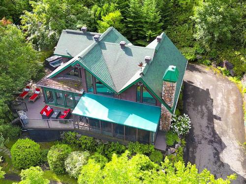 Aerial photo - 3431 Ch. Du Village, Saint-Adolphe-D'Howard, QC - Outdoor