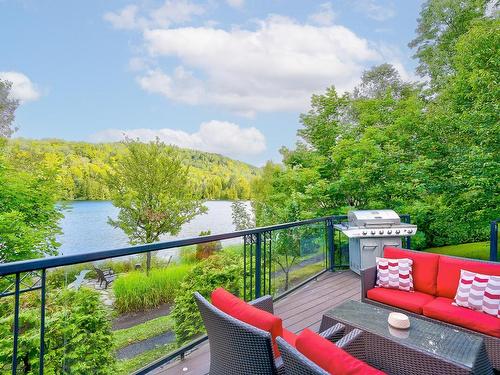 Patio - 3431 Ch. Du Village, Saint-Adolphe-D'Howard, QC - Outdoor With View