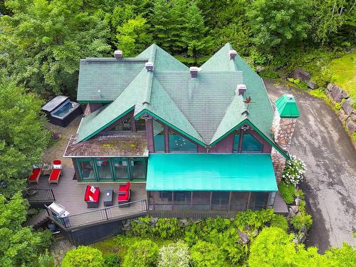 Aerial photo - 3431 Ch. Du Village, Saint-Adolphe-D'Howard, QC - Outdoor