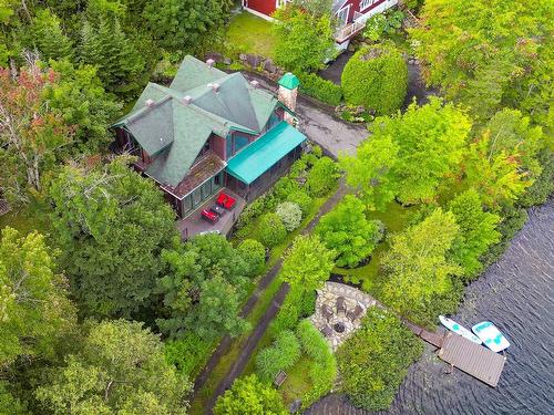 Aerial photo - 3431 Ch. Du Village, Saint-Adolphe-D'Howard, QC - Outdoor With View