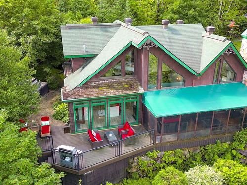 Aerial photo - 3431 Ch. Du Village, Saint-Adolphe-D'Howard, QC - Outdoor