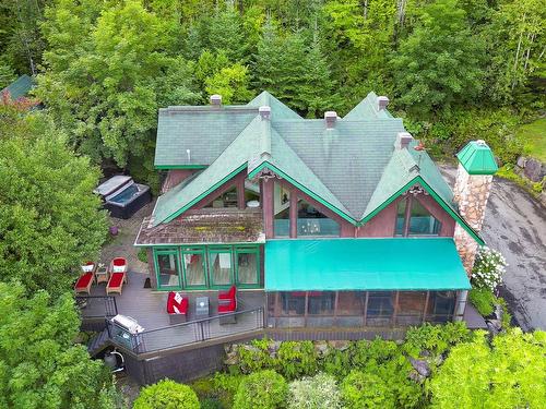 Aerial photo - 3431 Ch. Du Village, Saint-Adolphe-D'Howard, QC - Outdoor