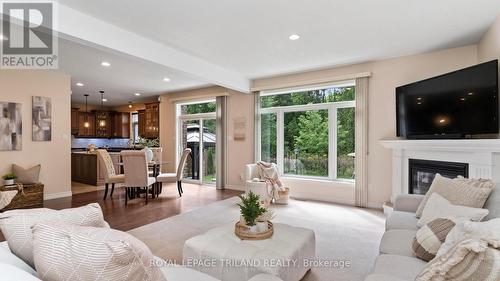 55 Ambleside Drive, St. Thomas, ON - Indoor Photo Showing Living Room With Fireplace