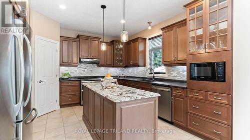 55 Ambleside Drive, St. Thomas, ON - Indoor Photo Showing Kitchen With Upgraded Kitchen