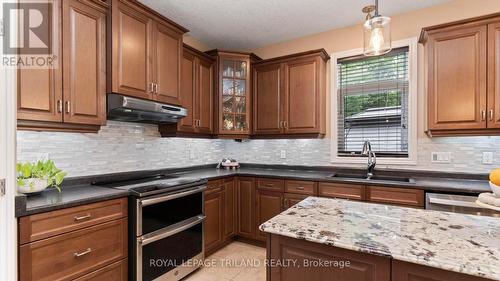 55 Ambleside Drive, St. Thomas, ON - Indoor Photo Showing Kitchen With Double Sink