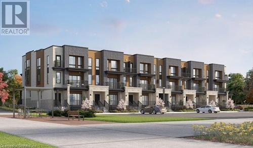 525 Erinbrook Drive Unit# B026, Kitchener, ON - Outdoor With Balcony With Facade