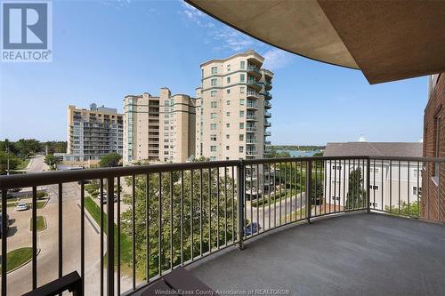 5064 Wyandotte Street East Unit# 606, Windsor, ON - Outdoor With Balcony With View With Exterior