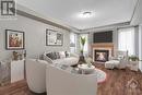 3560 River Run Avenue, Ottawa, ON  - Indoor Photo Showing Living Room With Fireplace 