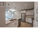 3388 Skaha Lake Road Unit# 606, Penticton, BC  - Indoor Photo Showing Kitchen With Stainless Steel Kitchen With Double Sink 