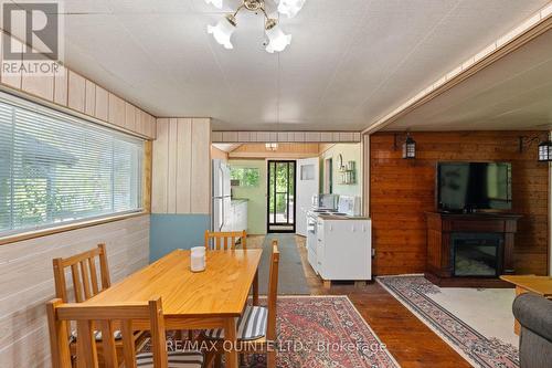 675 Haigs Reach Road, Trent Hills, ON - Indoor Photo Showing Dining Room With Fireplace