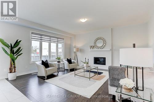 37 Bill Guy Drive, Georgina (Keswick South), ON - Indoor Photo Showing Living Room With Fireplace