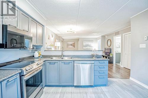 105 - 1487 Maple Avenue, Milton (Dempsey), ON - Indoor Photo Showing Kitchen With Double Sink