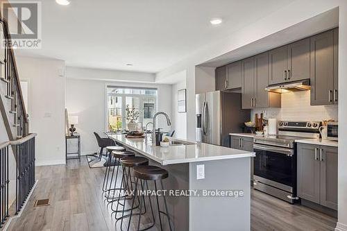 75 Bavin Street, Clarington (Bowmanville), ON - Indoor Photo Showing Kitchen With Stainless Steel Kitchen With Upgraded Kitchen