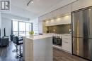 2110 - 55 Regent Park Boulevard, Toronto (Regent Park), ON  - Indoor Photo Showing Kitchen With Stainless Steel Kitchen With Upgraded Kitchen 