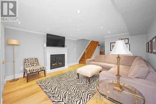 102 Manning Avenue, Toronto, ON - Indoor Photo Showing Living Room With Fireplace