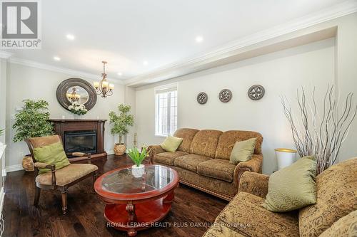 3541 Jorie Crescent, Mississauga (Churchill Meadows), ON - Indoor Photo Showing Living Room With Fireplace