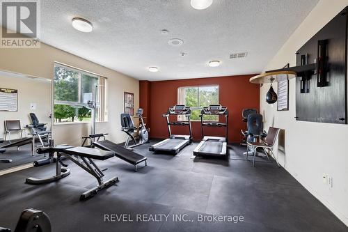 411 - 7 Gale Crescent, St. Catharines, ON - Indoor Photo Showing Gym Room