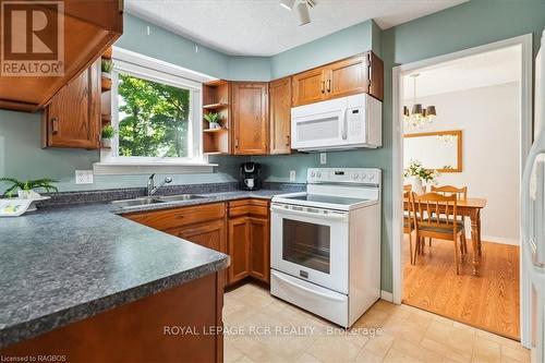 527 5Th Street E, Owen Sound, ON - Indoor Photo Showing Kitchen With Double Sink