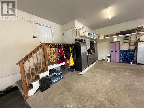 1256 Northern Central Road, Hagar, ON - Indoor Photo Showing Garage