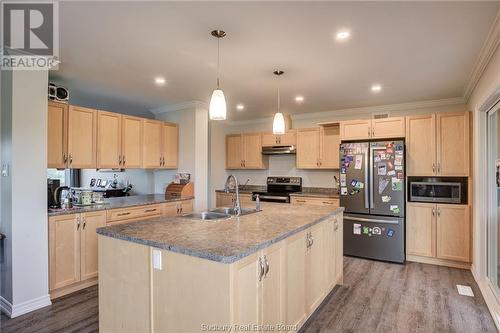 1256 Northern Central Road, Hagar, ON - Indoor Photo Showing Kitchen With Double Sink