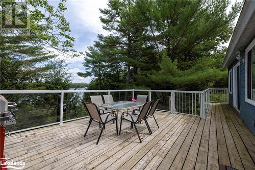 242 Is 90 Six Mi Lake Road, Georgian Bay, ON - Outdoor With Deck Patio Veranda With Exterior