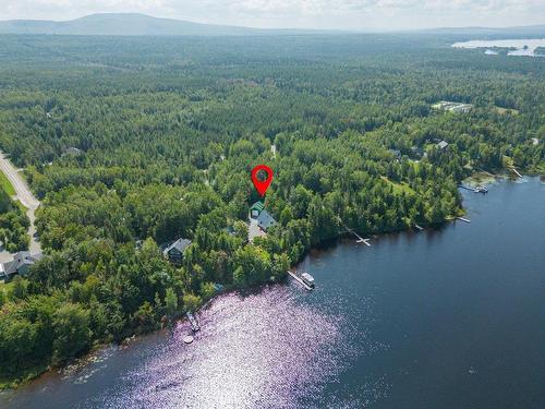 Aerial photo - 12 Ch. Des Feuillages, Weedon, QC - Outdoor With Body Of Water With View