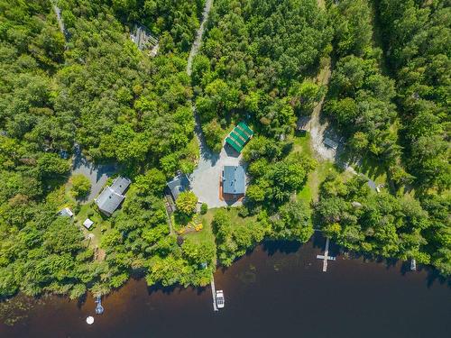 Aerial photo - 12 Ch. Des Feuillages, Weedon, QC - Outdoor With Body Of Water With View