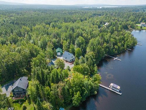 Aerial photo - 12 Ch. Des Feuillages, Weedon, QC - Outdoor With Body Of Water With View