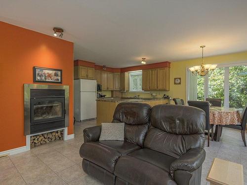 Living room - 12 Ch. Des Feuillages, Weedon, QC - Indoor Photo Showing Living Room With Fireplace