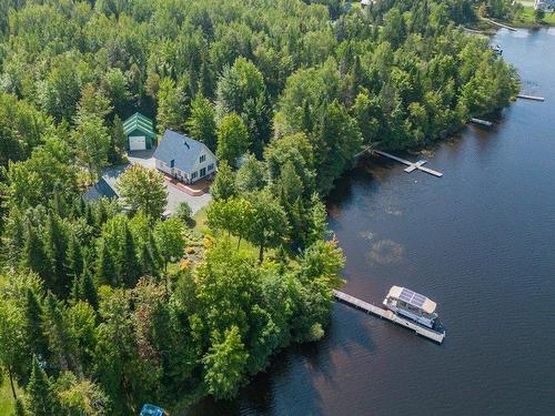 Aerial photo - 12 Ch. Des Feuillages, Weedon, QC - Outdoor With Body Of Water With View