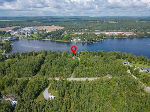 Aerial photo - 12 Ch. Des Feuillages, Weedon, QC - Outdoor With Body Of Water With View