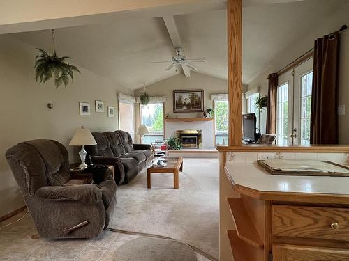 2265 Cleasby Street, Merritt, BC - Indoor Photo Showing Living Room With Fireplace