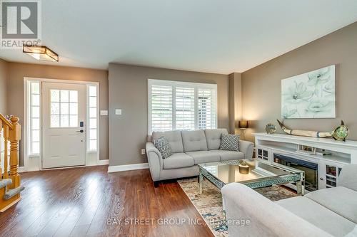 2554 Dashwood Drive, Oakville, ON - Indoor Photo Showing Living Room With Fireplace