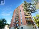 1004 717 Victoria Avenue, Saskatoon, SK  - Outdoor With Balcony With Facade 