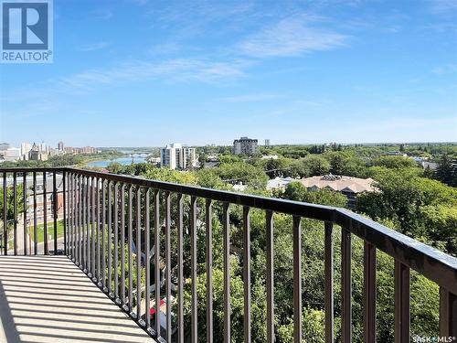 1004 717 Victoria Avenue, Saskatoon, SK - Outdoor With Balcony With View